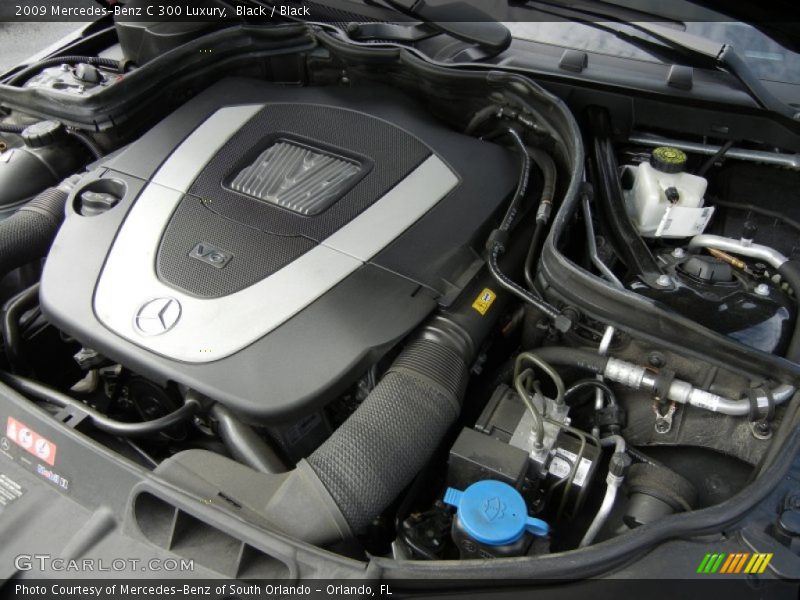 Black / Black 2009 Mercedes-Benz C 300 Luxury