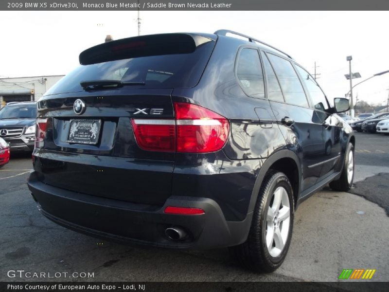 Monaco Blue Metallic / Saddle Brown Nevada Leather 2009 BMW X5 xDrive30i