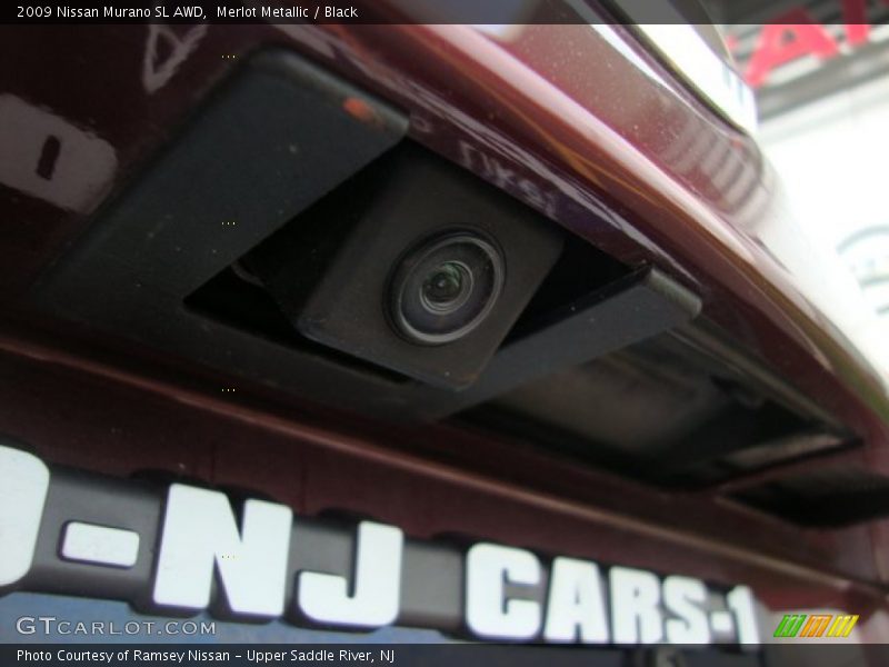 Merlot Metallic / Black 2009 Nissan Murano SL AWD