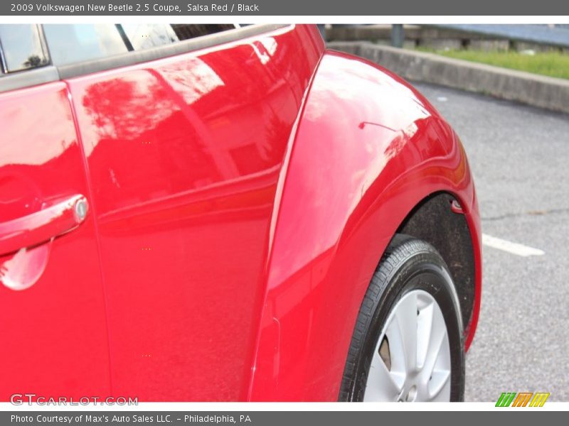 Salsa Red / Black 2009 Volkswagen New Beetle 2.5 Coupe