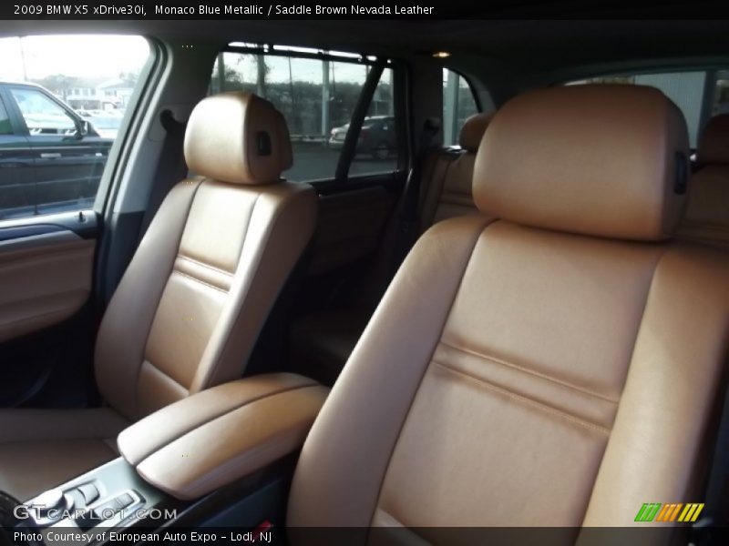 Monaco Blue Metallic / Saddle Brown Nevada Leather 2009 BMW X5 xDrive30i