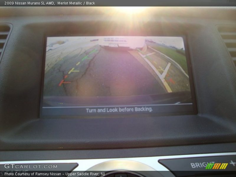 Merlot Metallic / Black 2009 Nissan Murano SL AWD