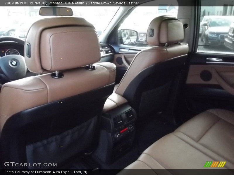 Monaco Blue Metallic / Saddle Brown Nevada Leather 2009 BMW X5 xDrive30i