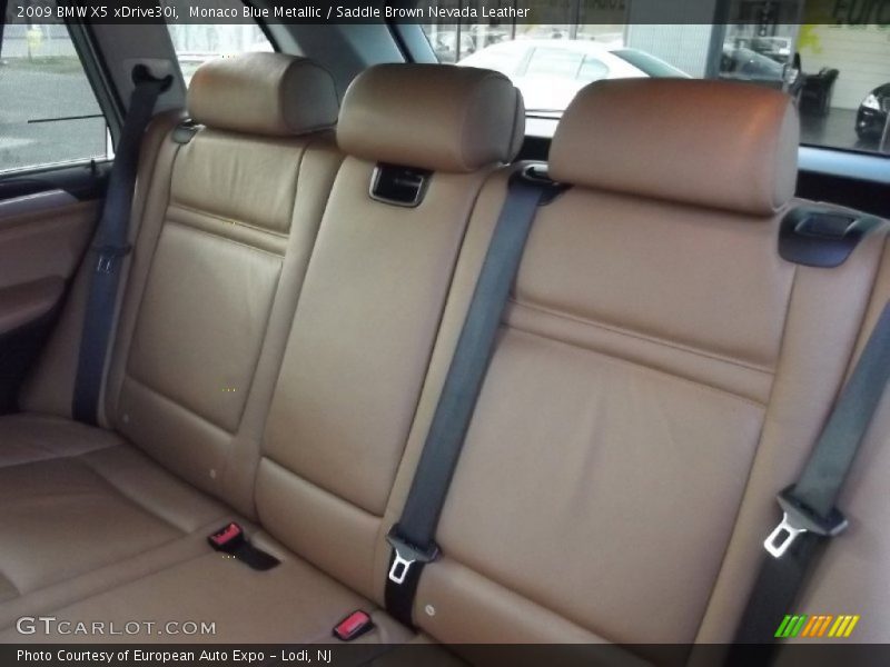 Monaco Blue Metallic / Saddle Brown Nevada Leather 2009 BMW X5 xDrive30i