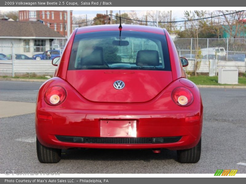Salsa Red / Black 2009 Volkswagen New Beetle 2.5 Coupe