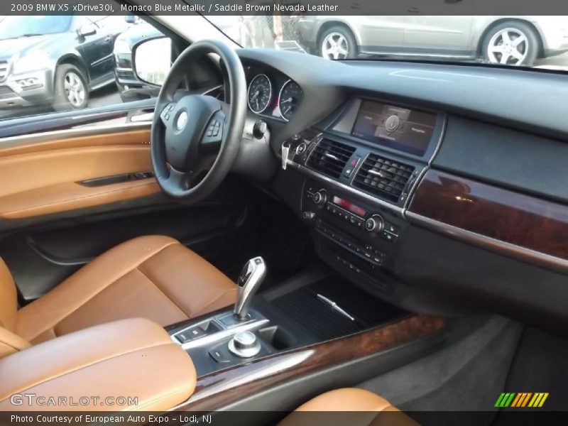 Monaco Blue Metallic / Saddle Brown Nevada Leather 2009 BMW X5 xDrive30i