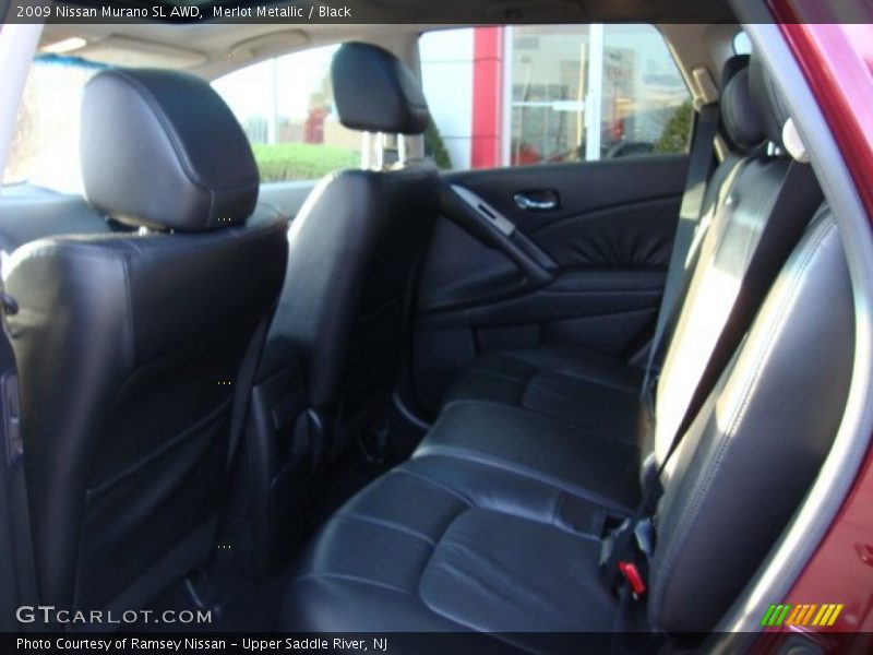 Merlot Metallic / Black 2009 Nissan Murano SL AWD