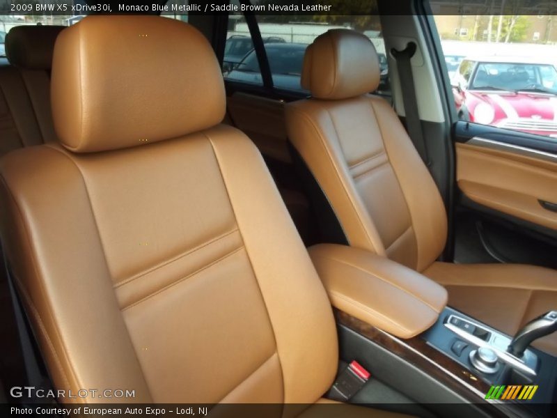 Monaco Blue Metallic / Saddle Brown Nevada Leather 2009 BMW X5 xDrive30i