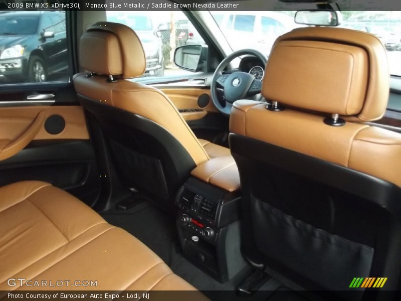 Monaco Blue Metallic / Saddle Brown Nevada Leather 2009 BMW X5 xDrive30i