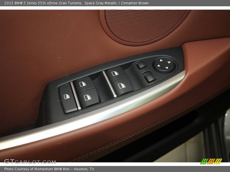 Space Gray Metallic / Cinnamon Brown 2013 BMW 5 Series 550i xDrive Gran Turismo