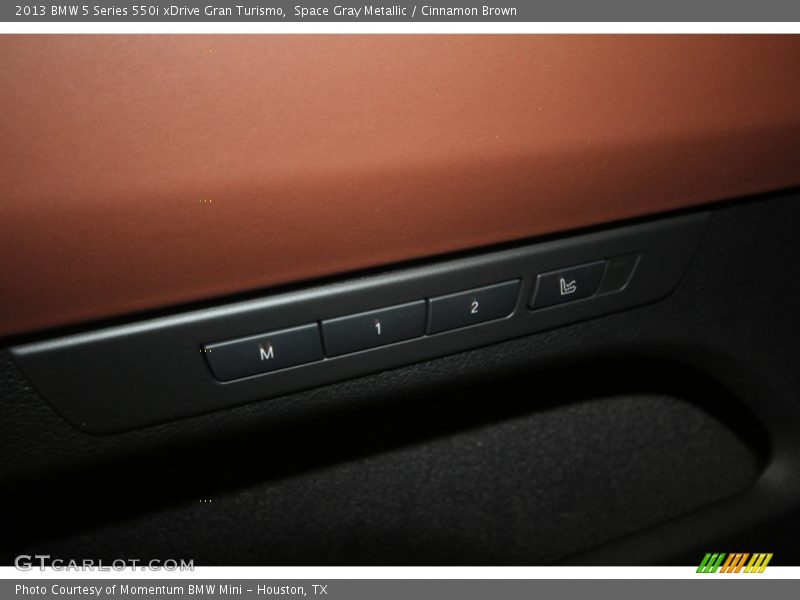 Space Gray Metallic / Cinnamon Brown 2013 BMW 5 Series 550i xDrive Gran Turismo