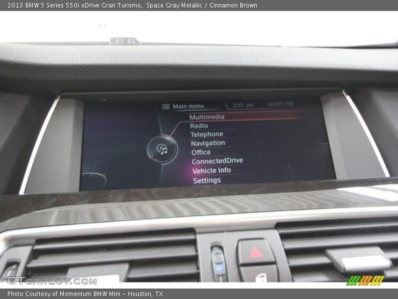 Space Gray Metallic / Cinnamon Brown 2013 BMW 5 Series 550i xDrive Gran Turismo