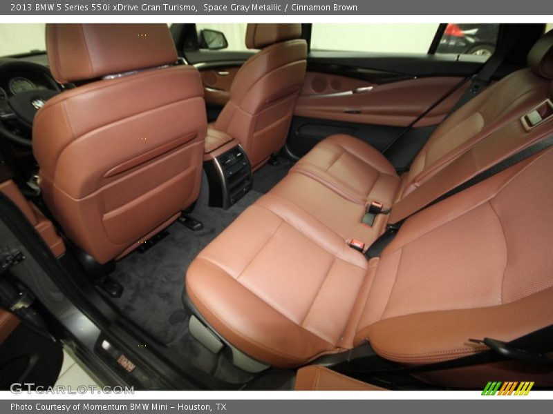Space Gray Metallic / Cinnamon Brown 2013 BMW 5 Series 550i xDrive Gran Turismo