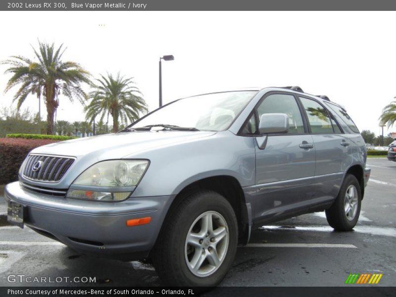 Blue Vapor Metallic / Ivory 2002 Lexus RX 300