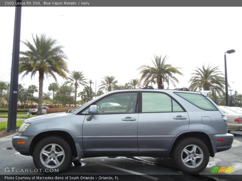 Blue Vapor Metallic / Ivory 2002 Lexus RX 300