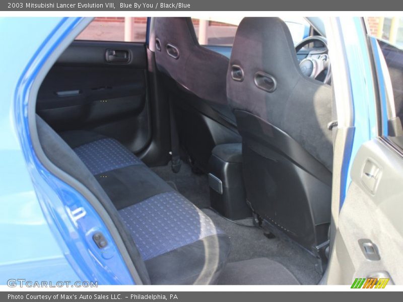 Rear Seat of 2003 Lancer Evolution VIII