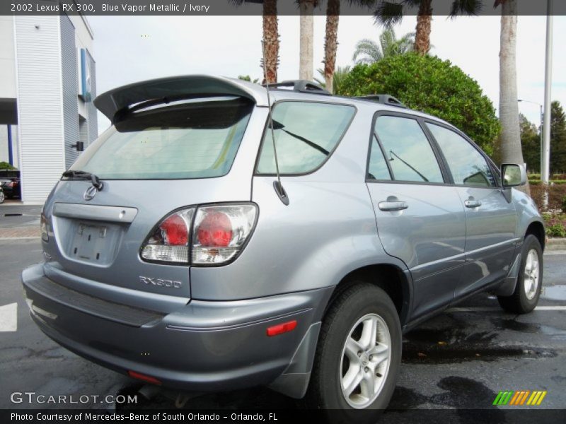 Blue Vapor Metallic / Ivory 2002 Lexus RX 300