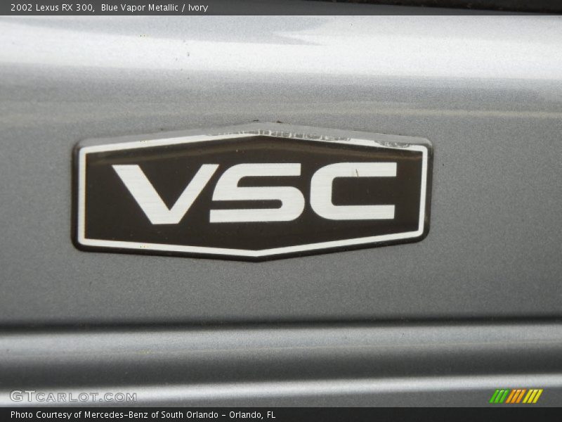 Blue Vapor Metallic / Ivory 2002 Lexus RX 300