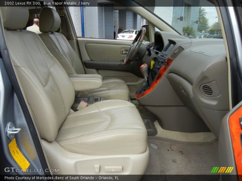 Blue Vapor Metallic / Ivory 2002 Lexus RX 300