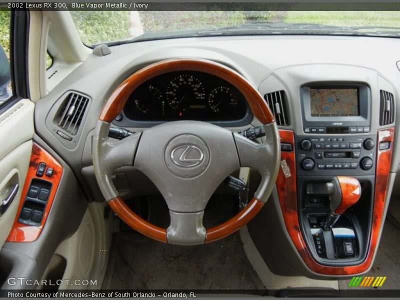 Blue Vapor Metallic / Ivory 2002 Lexus RX 300