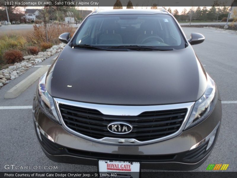 Sand Track / Alpine Gray 2012 Kia Sportage EX AWD
