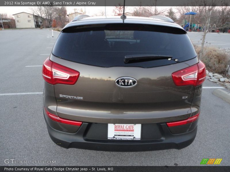 Sand Track / Alpine Gray 2012 Kia Sportage EX AWD