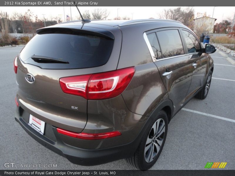 Sand Track / Alpine Gray 2012 Kia Sportage EX AWD