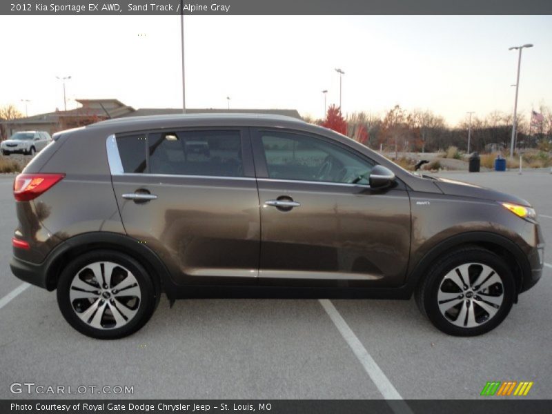 Sand Track / Alpine Gray 2012 Kia Sportage EX AWD