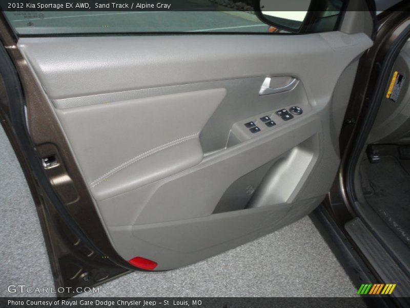 Sand Track / Alpine Gray 2012 Kia Sportage EX AWD
