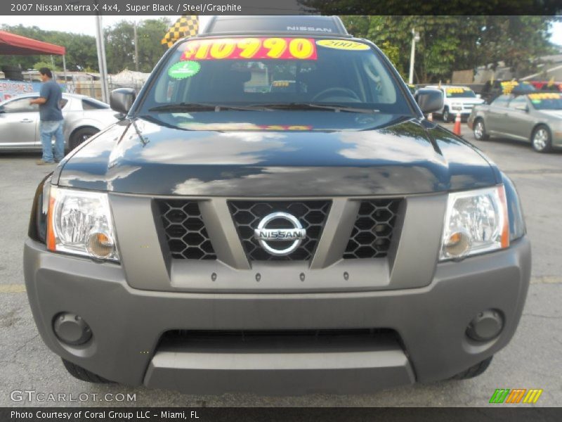 Super Black / Steel/Graphite 2007 Nissan Xterra X 4x4
