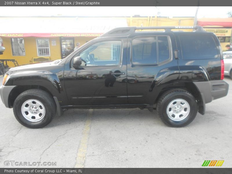 Super Black / Steel/Graphite 2007 Nissan Xterra X 4x4