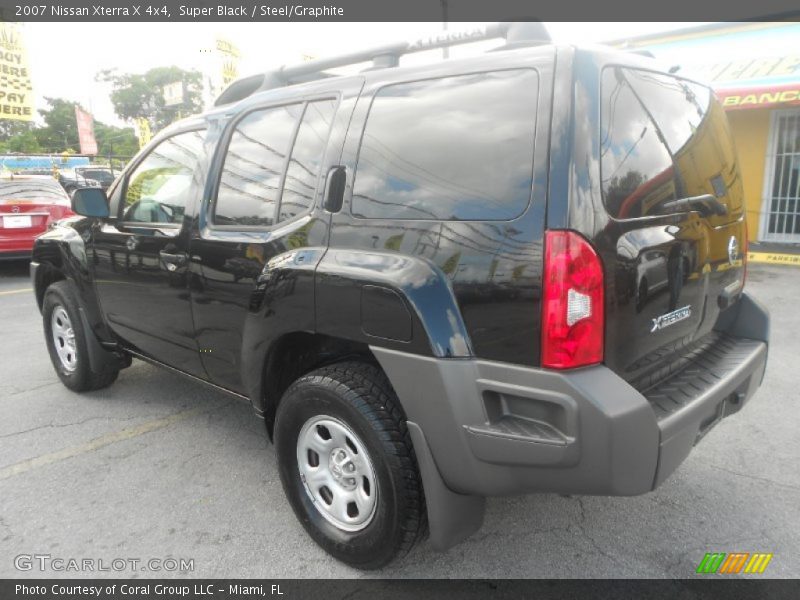 Super Black / Steel/Graphite 2007 Nissan Xterra X 4x4