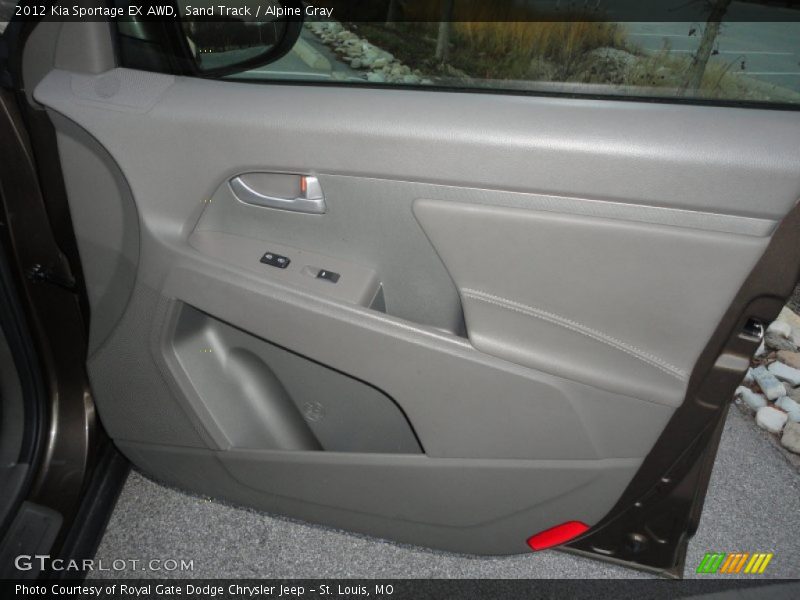 Sand Track / Alpine Gray 2012 Kia Sportage EX AWD