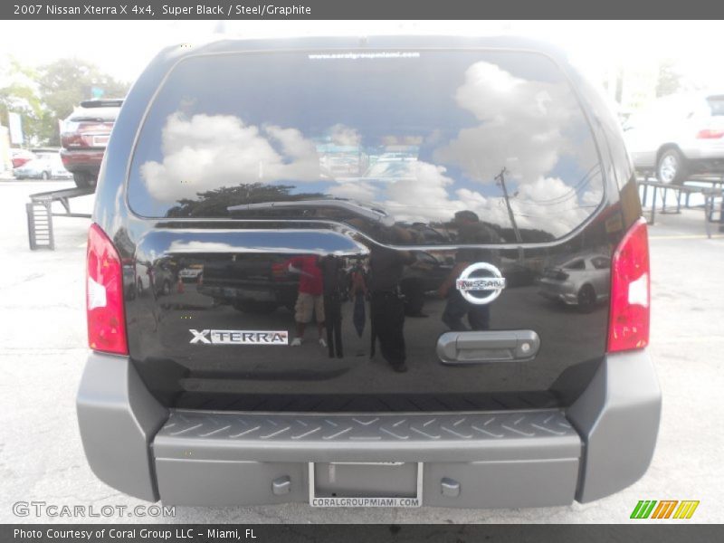 Super Black / Steel/Graphite 2007 Nissan Xterra X 4x4
