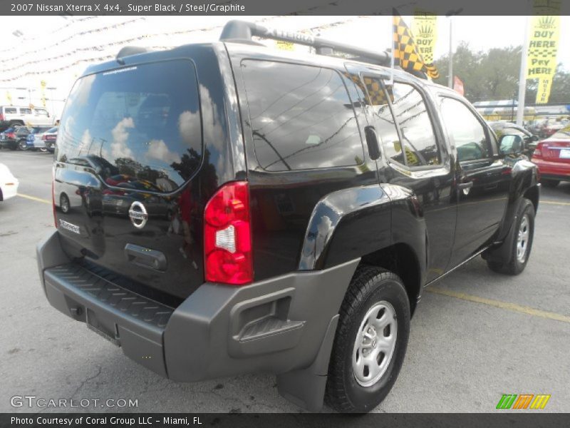 Super Black / Steel/Graphite 2007 Nissan Xterra X 4x4