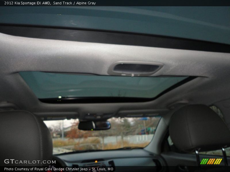 Sand Track / Alpine Gray 2012 Kia Sportage EX AWD