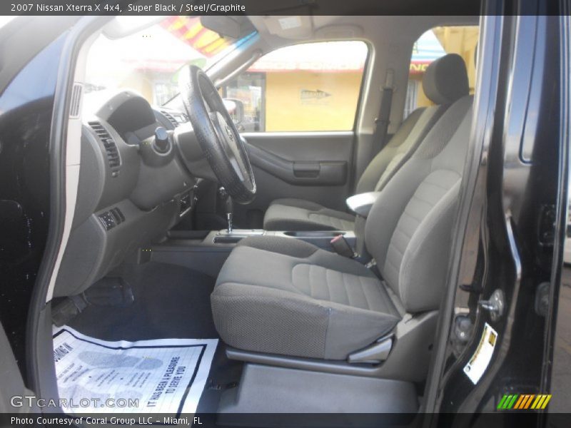 Super Black / Steel/Graphite 2007 Nissan Xterra X 4x4
