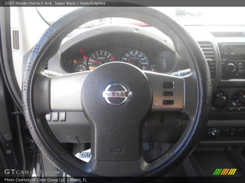 Super Black / Steel/Graphite 2007 Nissan Xterra X 4x4