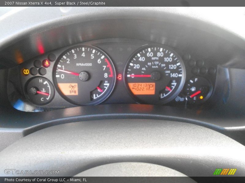 Super Black / Steel/Graphite 2007 Nissan Xterra X 4x4