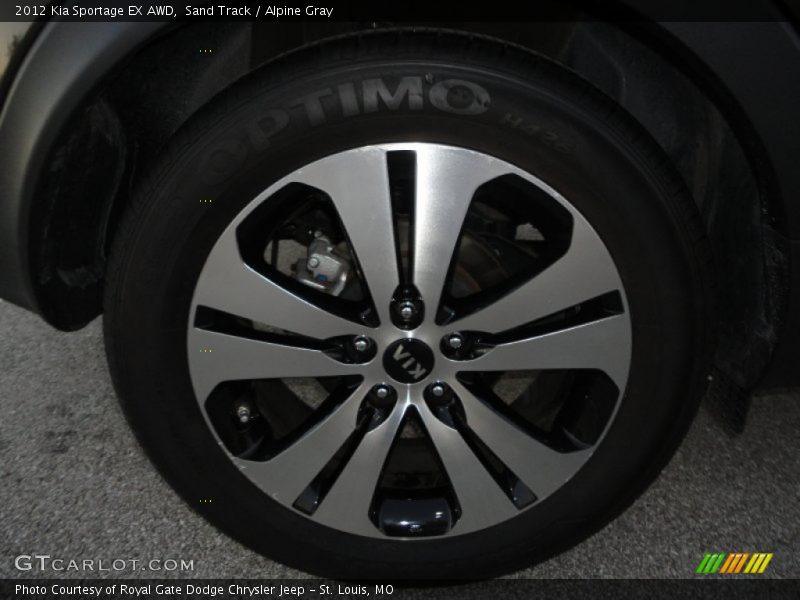 Sand Track / Alpine Gray 2012 Kia Sportage EX AWD