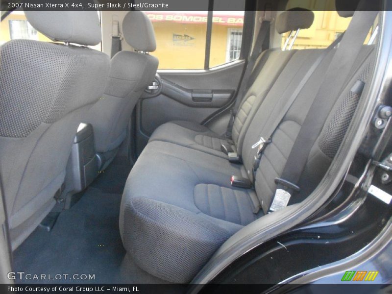 Super Black / Steel/Graphite 2007 Nissan Xterra X 4x4