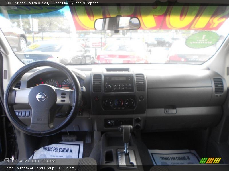 Super Black / Steel/Graphite 2007 Nissan Xterra X 4x4