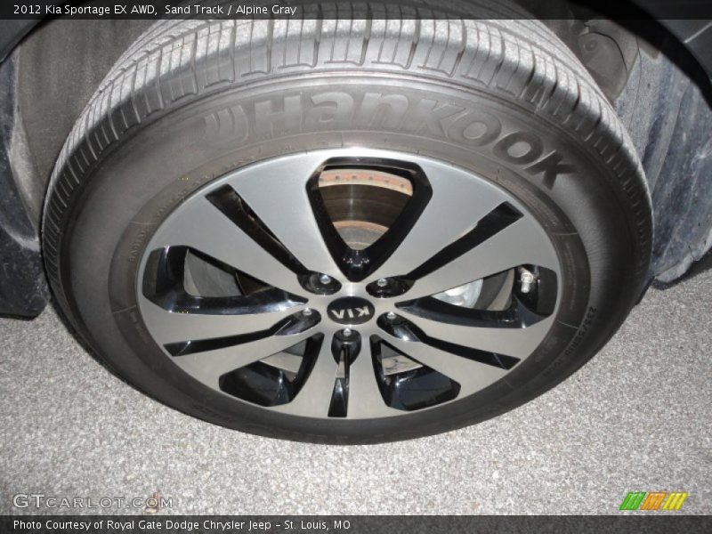 Sand Track / Alpine Gray 2012 Kia Sportage EX AWD