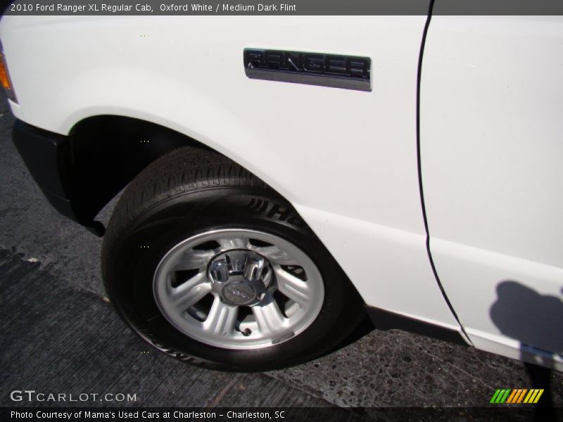 Oxford White / Medium Dark Flint 2010 Ford Ranger XL Regular Cab