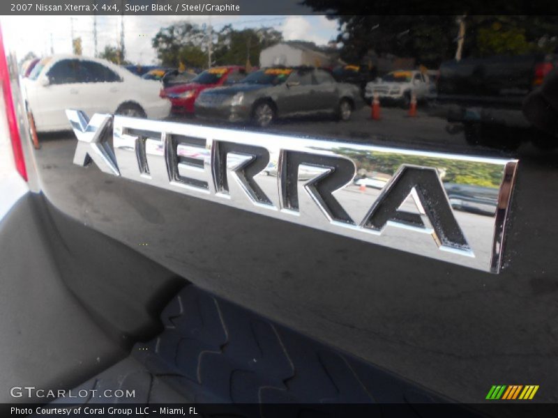 Super Black / Steel/Graphite 2007 Nissan Xterra X 4x4