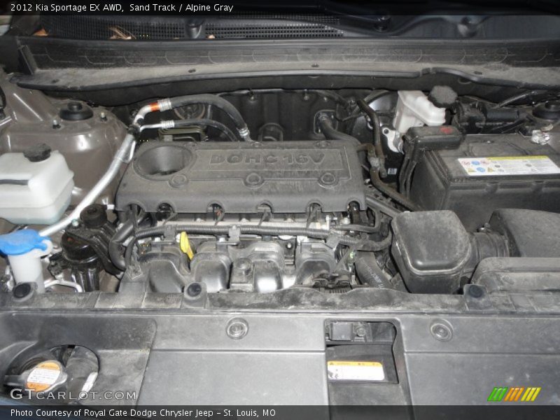 Sand Track / Alpine Gray 2012 Kia Sportage EX AWD