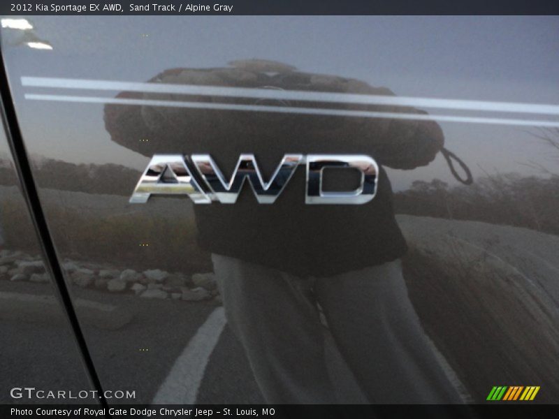 Sand Track / Alpine Gray 2012 Kia Sportage EX AWD