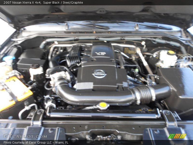 Super Black / Steel/Graphite 2007 Nissan Xterra X 4x4