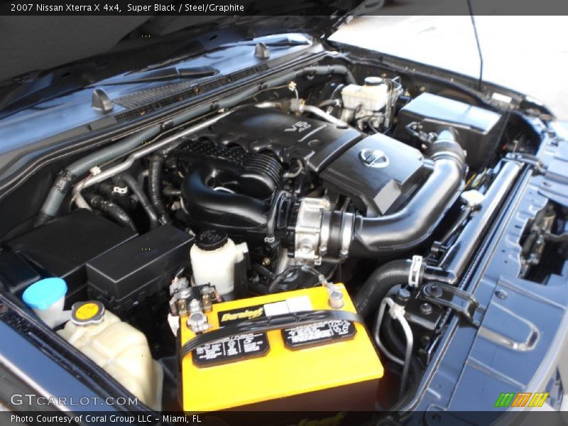 Super Black / Steel/Graphite 2007 Nissan Xterra X 4x4