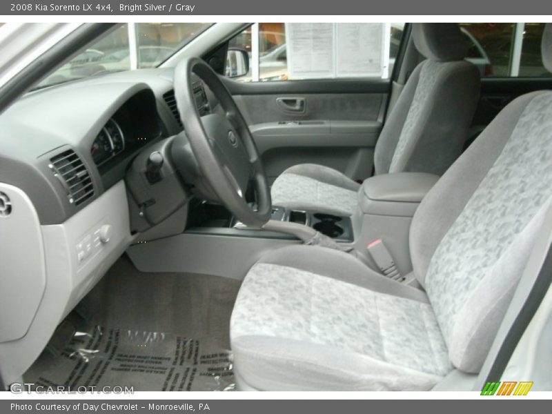 Bright Silver / Gray 2008 Kia Sorento LX 4x4